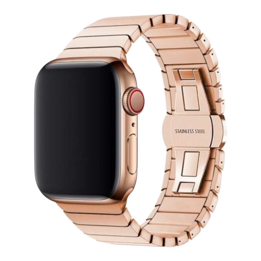 Apple-Watch-Ultra-Titanium-Link-Watch-Straps-Metal-Link-Watch-Bands-Rose-Gold