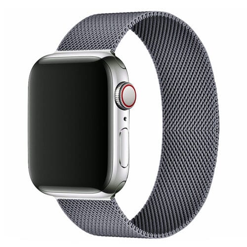 apple-watch-milanese-watch-straps-nz-metal-mesh-bands-aus-charcoal