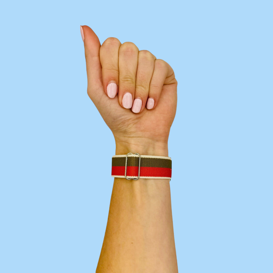 red-brown-white-stripe-garmin-forerunner-165-watch-straps-nz-braided-loop-flex-watch-bands-aus-996768