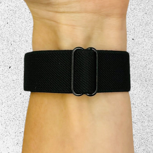 black-amazfit-t-rex-3-watch-straps-nz-braided-loop-flex-watch-bands-aus