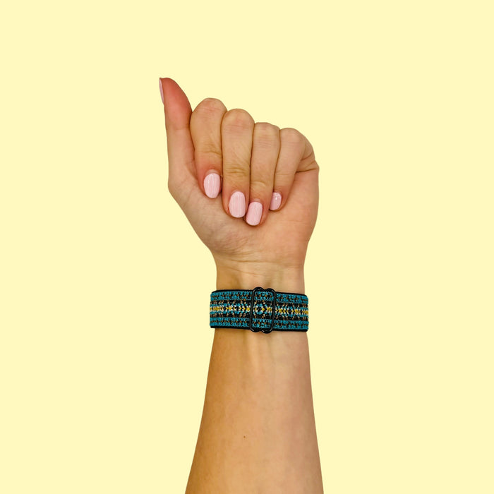 bohemian-teal-fossil-18mm-range-watch-straps-nz-braided-loop-flex-watch-bands-aus