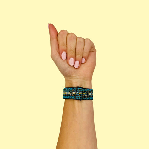 bohemian-teal-fossil-hybrid-gazer-watch-straps-nz-braided-loop-flex-watch-bands-aus