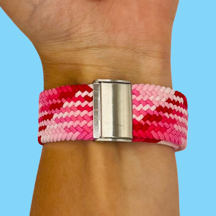 pink-red-white-samsung-galaxy-watch-8-(40mm)-watch-straps-nz-nylon-braided-loop-watch-bands-aus