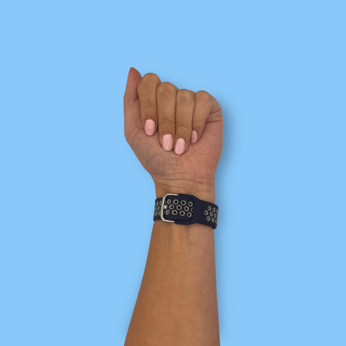 black-and-grey-garmin-foretrex-601-foretrex-701-watch-straps-nz-silicone-sports-watch-bands-aus