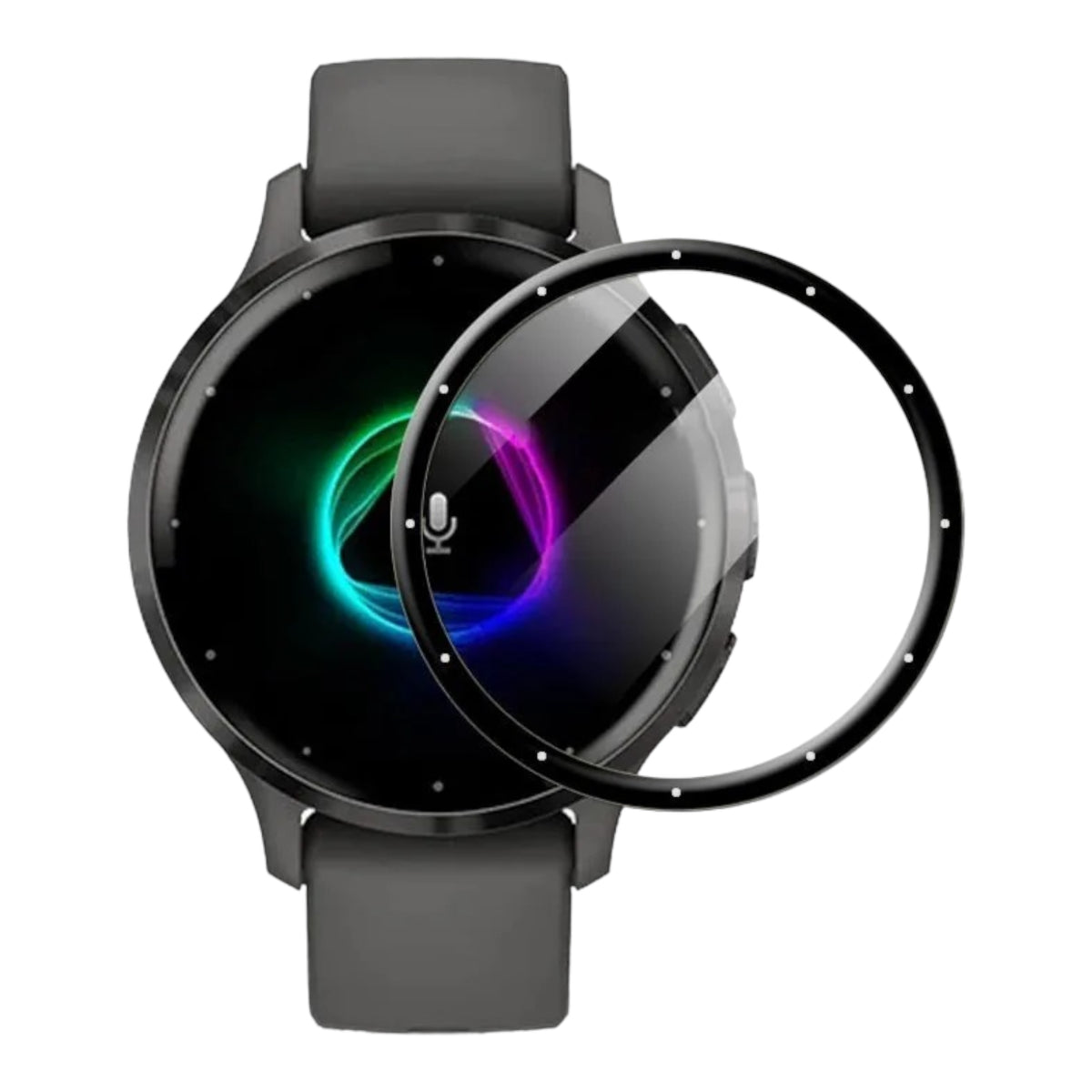 Yoomigle 3 Pack Compatible with Garmin Venu 2 Smartwatch Screen Protector Film Compatible with Garmin Venu 2 Smart Watch Screen Protectors Foils 3D Full Coverage Screen Cover Anti-Scratch
