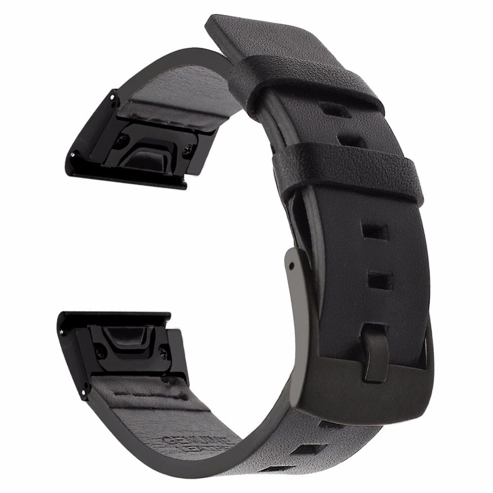 black-garmin-forerunner-970-watch-straps-nz-leather-watch-bands-aus