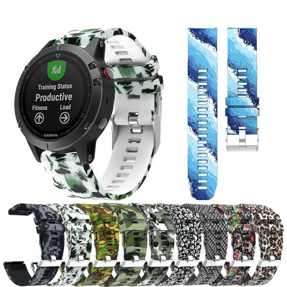white-swirl-garmin-quickfit-22mm-watch-straps-nz-pattern-silicone-watch-bands-aus-803300