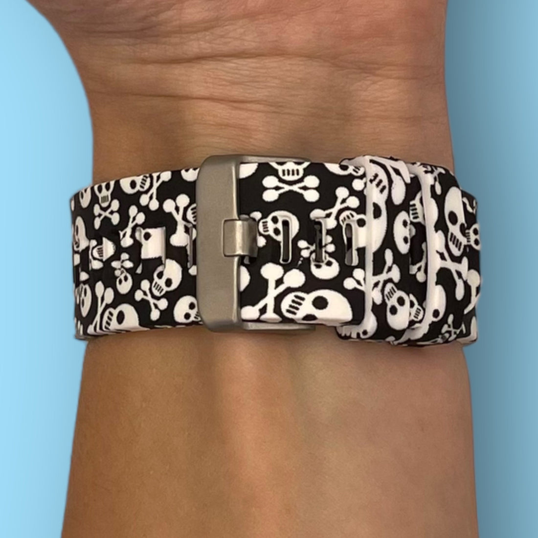 skull-crossbonmes-garmin-d2-mach-1-watch-straps-nz-pattern-silicone-watch-bands-aus