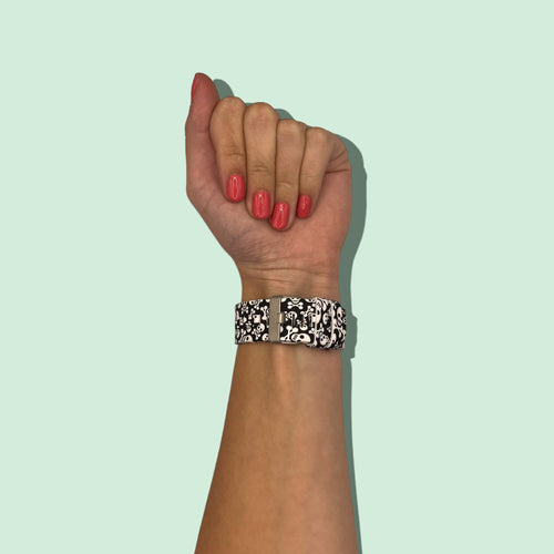 skull-crossbonmes-garmin-forerunner-970-watch-straps-nz-pattern-silicone-watch-bands-aus