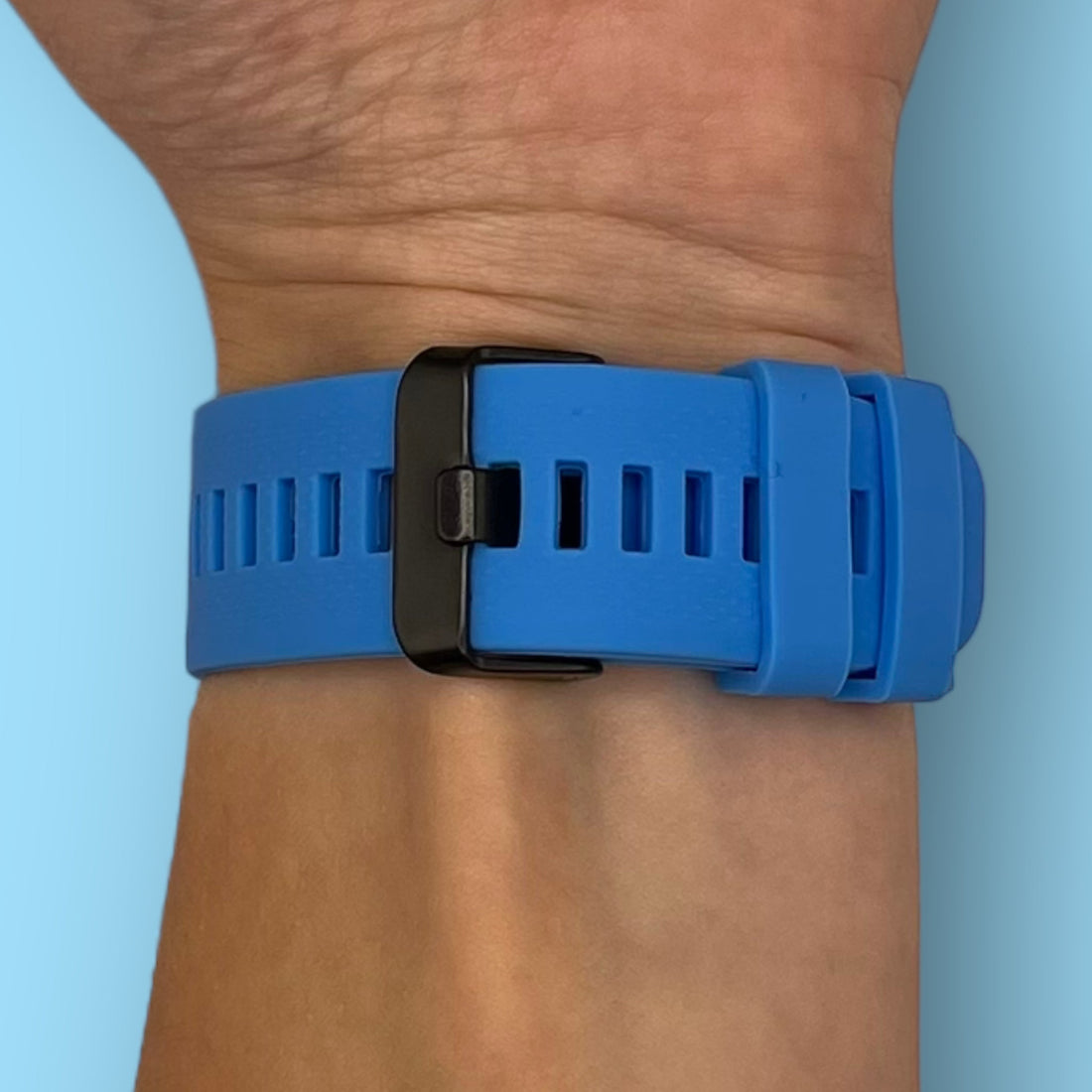 light-blue-garmin-quatix-6-watch-straps-nz-silicone-watch-bands-aus-803011