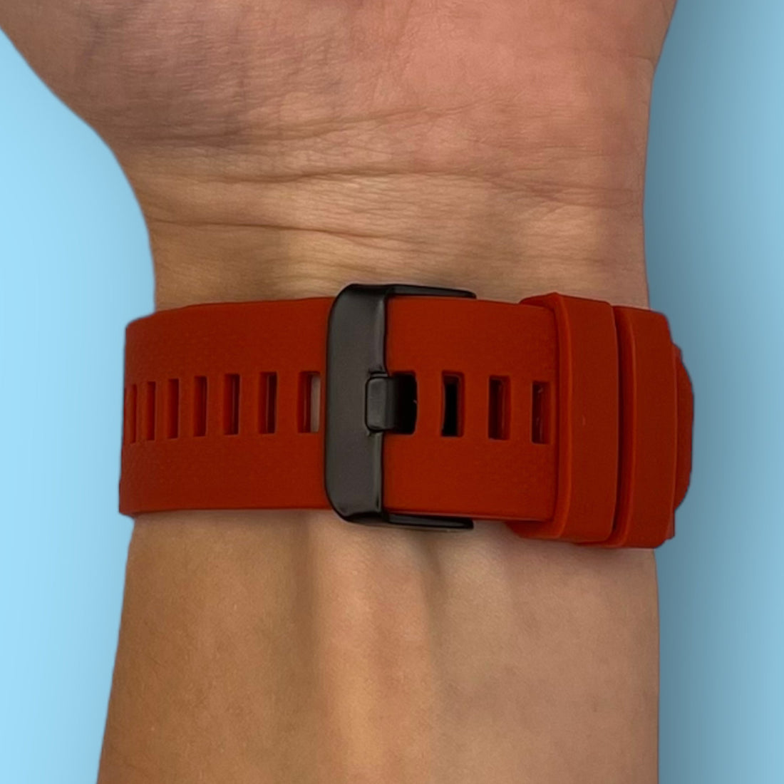 red-garmin-quatix-6-watch-straps-nz-silicone-watch-bands-aus
