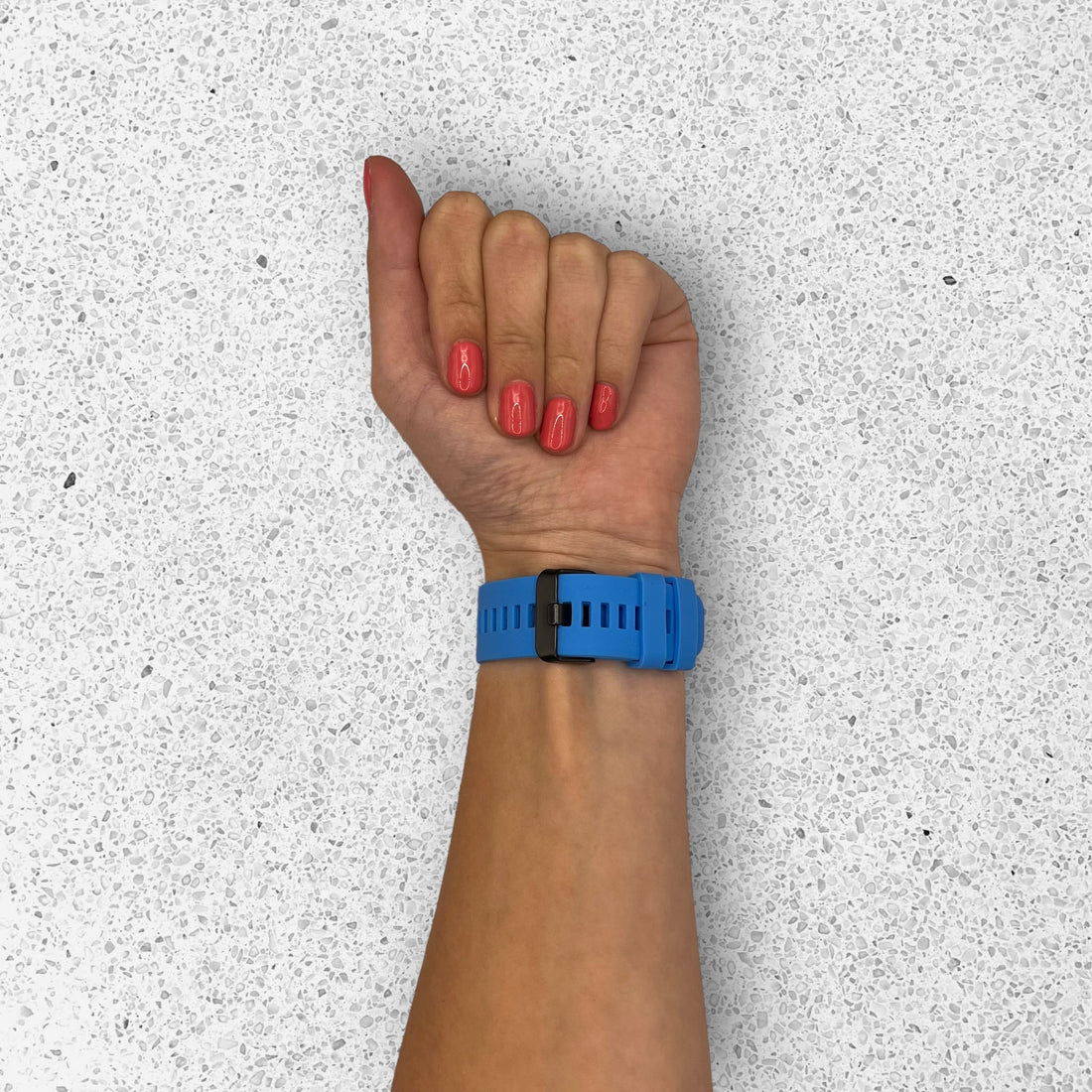 light-blue-garmin-forerunner-955-watch-straps-nz-silicone-watch-bands-aus-803011