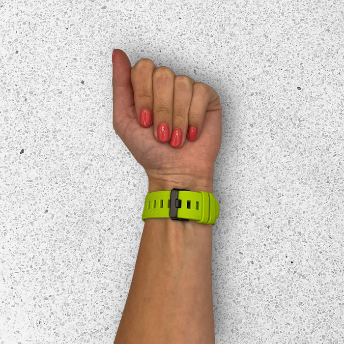 lime-green-garmin-epix-pro-(gen-2,-42mm)-watch-straps-nz-silicone-watch-bands-aus