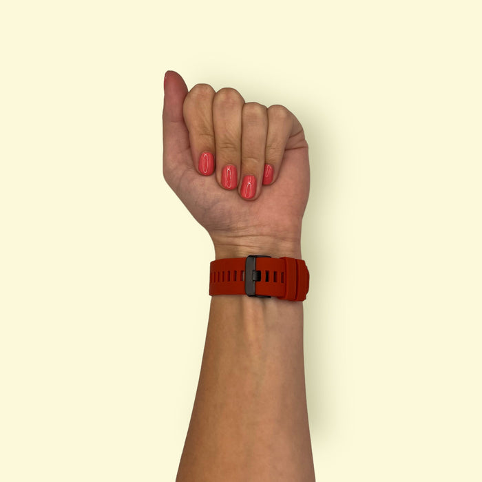 red-garmin-fenix-7s-watch-straps-nz-silicone-watch-bands-aus