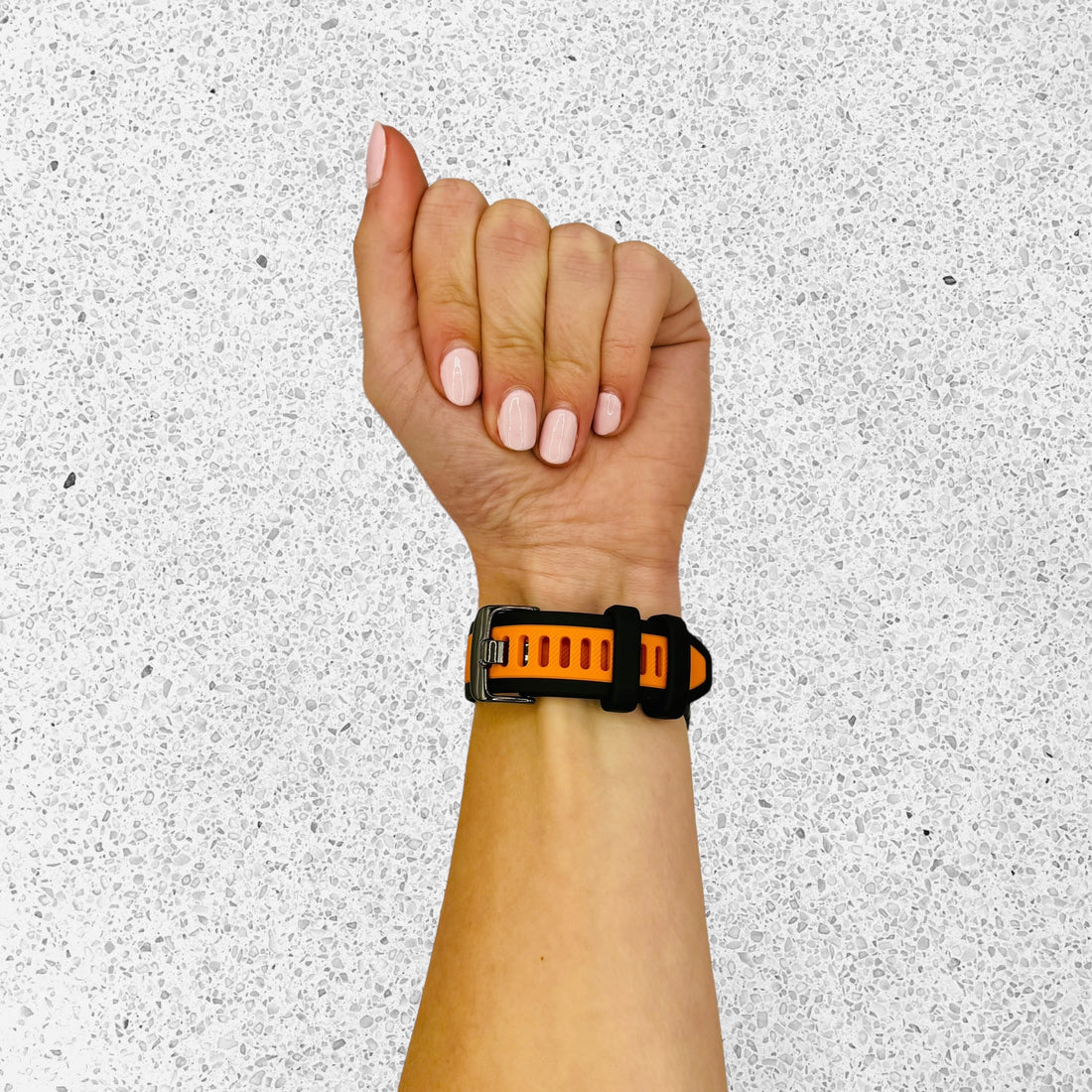 black-orange-watch-straps-nz-dual-colour-silicone-watch-bands-aus-996600,996611,996622