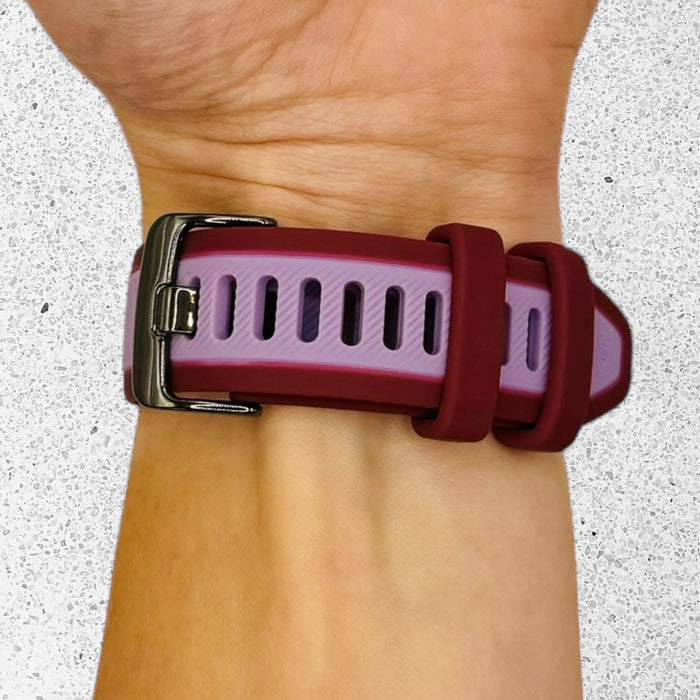 berry-lilac-garmin-enduro-2-watch-straps-nz-dual-colour-silicone-watch-bands-aus