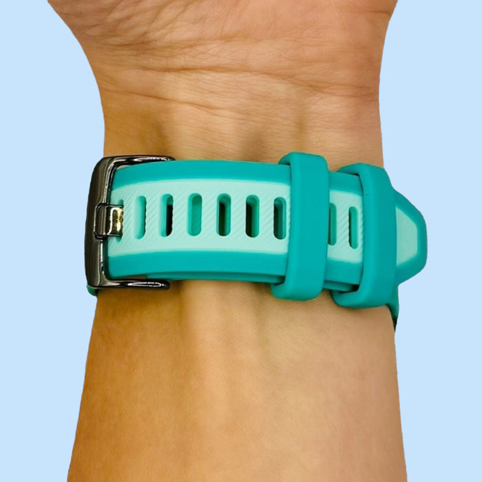 teal-polar-vantage-m3-watch-straps-nz-dual-colour-silicone-watch-bands-aus