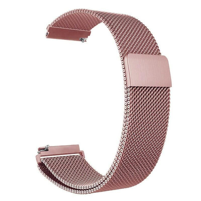 rose-pink-metal-meshxiaomi-amazfit-smart-watch,-smart-watch-2-watch-straps-nz-milanese-watch-bands-aus