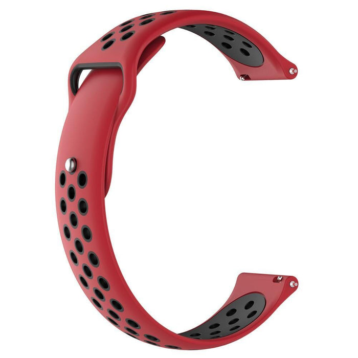 red-black-garmin-vivoactive-3-watch-straps-nz-silicone-sports-watch-bands-aus