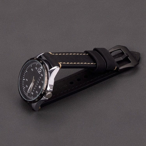 black-black-buckle-coros-pace-4-watch-straps-nz-retro-leather-watch-bands-aus