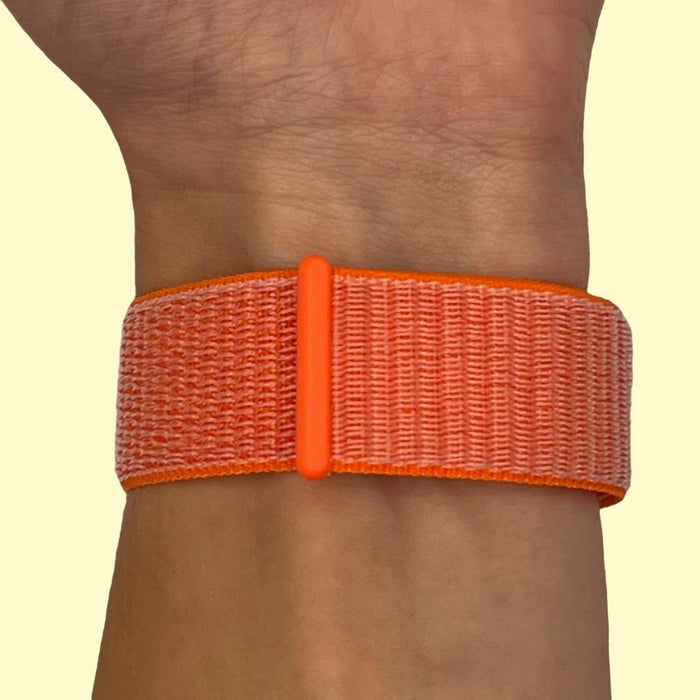 desert-orange-xiaomi-amazfit-stratos,-stratos-2-watch-straps-nz-nylon-sports-loop-watch-bands-aus