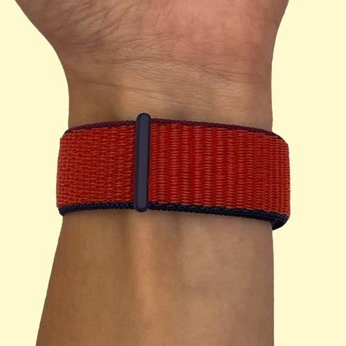 tri-red-garmin-instinct-3-(45mm)-watch-straps-nz-nylon-sports-loop-watch-bands-aus