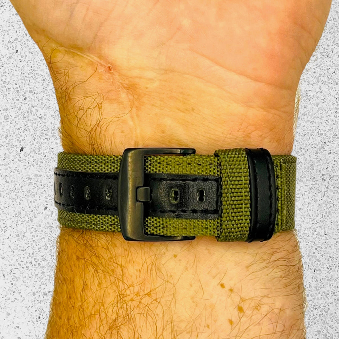 green-garmin-forerunner-55-watch-straps-nz-nylon-and-leather-watch-bands-aus