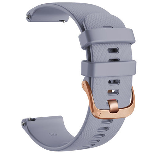 grey-rose-gold-buckle-coros-22mm-range-watch-straps-nz-silicone-rose-gold-buckle-watch-bands-aus