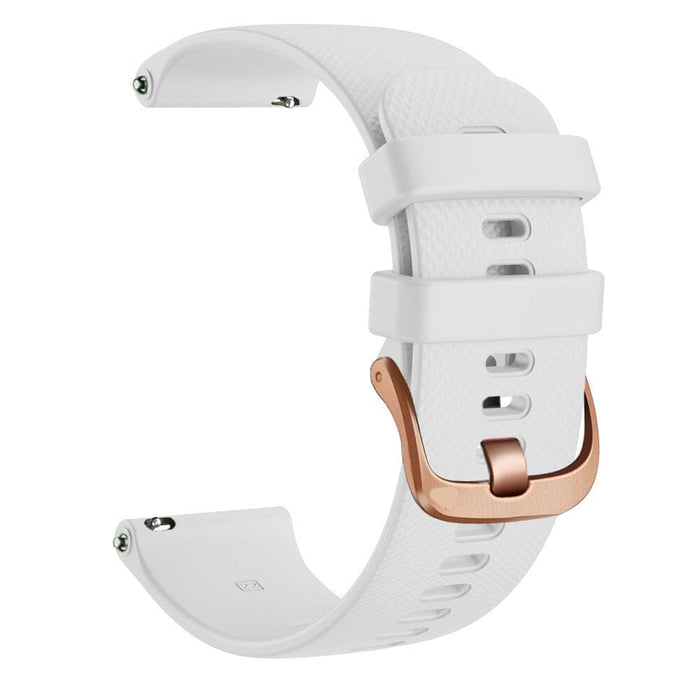 white-rose-gold-buckle-ticwatch-gtx-watch-straps-nz-silicone-watch-bands-aus