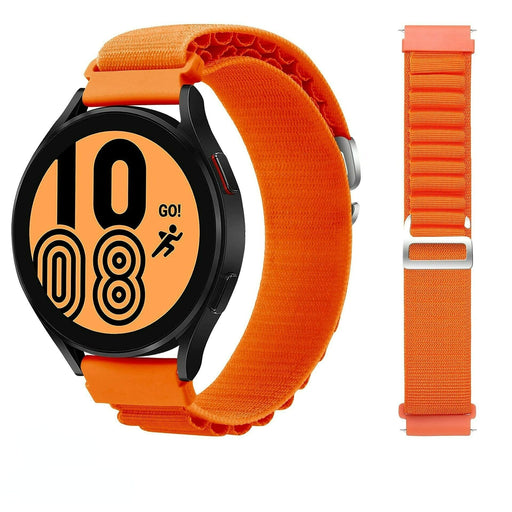 orange-huawei-watch-fit-4-pro-watch-straps-nz-alpine-loop-watch-bands-aus