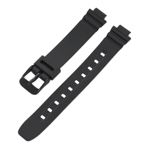 Silicone-Replacement-Casio-LA-20WH-Watch-Straps-with-Black-Buckle-NZ-Aus