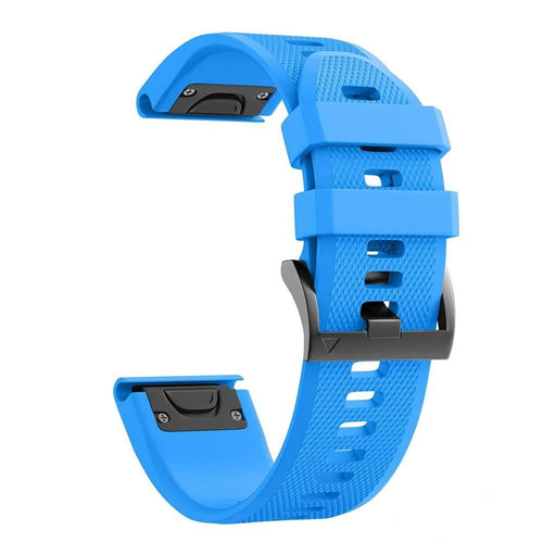 light-blue-garmin-fenix-7-watch-straps-nz-silicone-watch-bands-aus