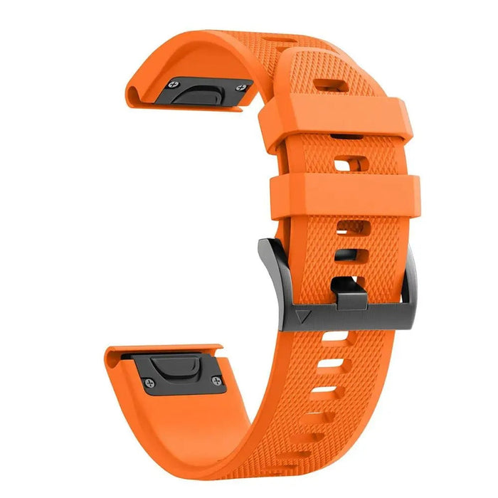 orange-garmin-quatix-7-watch-straps-nz-silicone-watch-bands-aus
