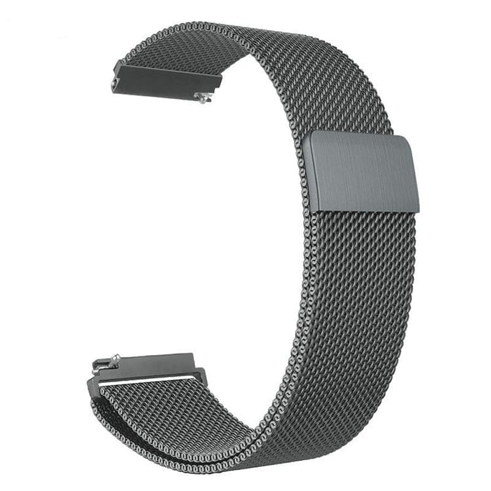 charcoal-metal-garmin-forerunner-970-watch-straps-nz-milanese-watch-bands-aus