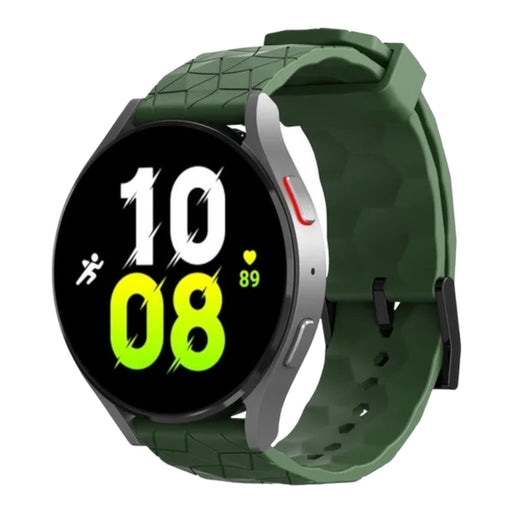army-green-hex-pattern-garmin-bounce-2-watch-straps-nz-silicone-football-pattern-watch-bands-aus-996402