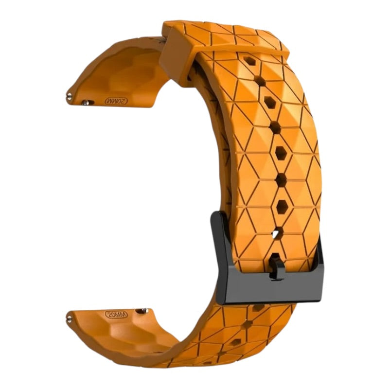 orange-watch-straps-nz-silicone-football-pattern-watch-bands-aus