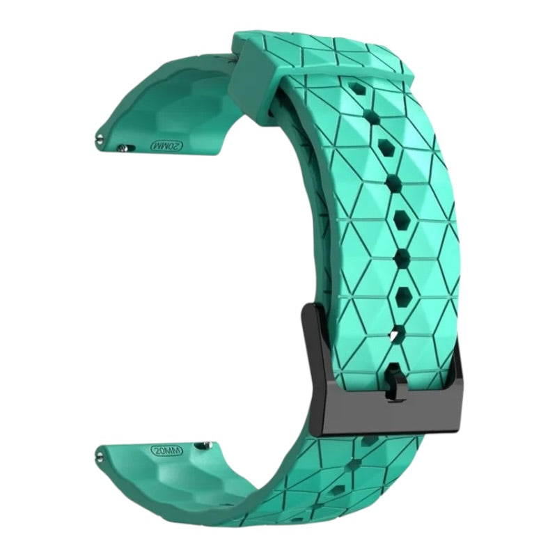 teal-watch-straps-nz-silicone-football-pattern-watch-bands-aus