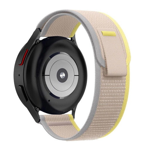 beige-yellow-samsung-galaxy-watch-7-(40mm)-watch-straps-nz-trail-loop-watch-bands-aus-995605