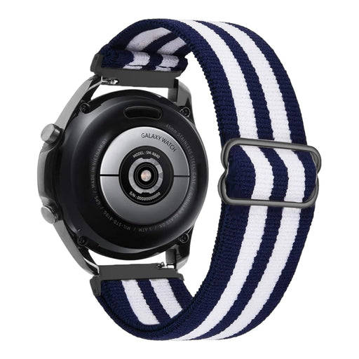 blue-white-stripe-garmin-forerunner-570-(47mm)-watch-straps-nz-braided-loop-flex-watch-bands-aus