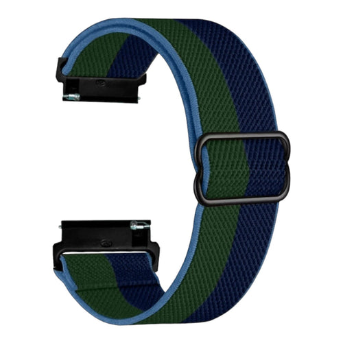 blue-green-stripe-ticwatch-gtx-watch-straps-nz-braided-loop-flex-watch-bands-aus