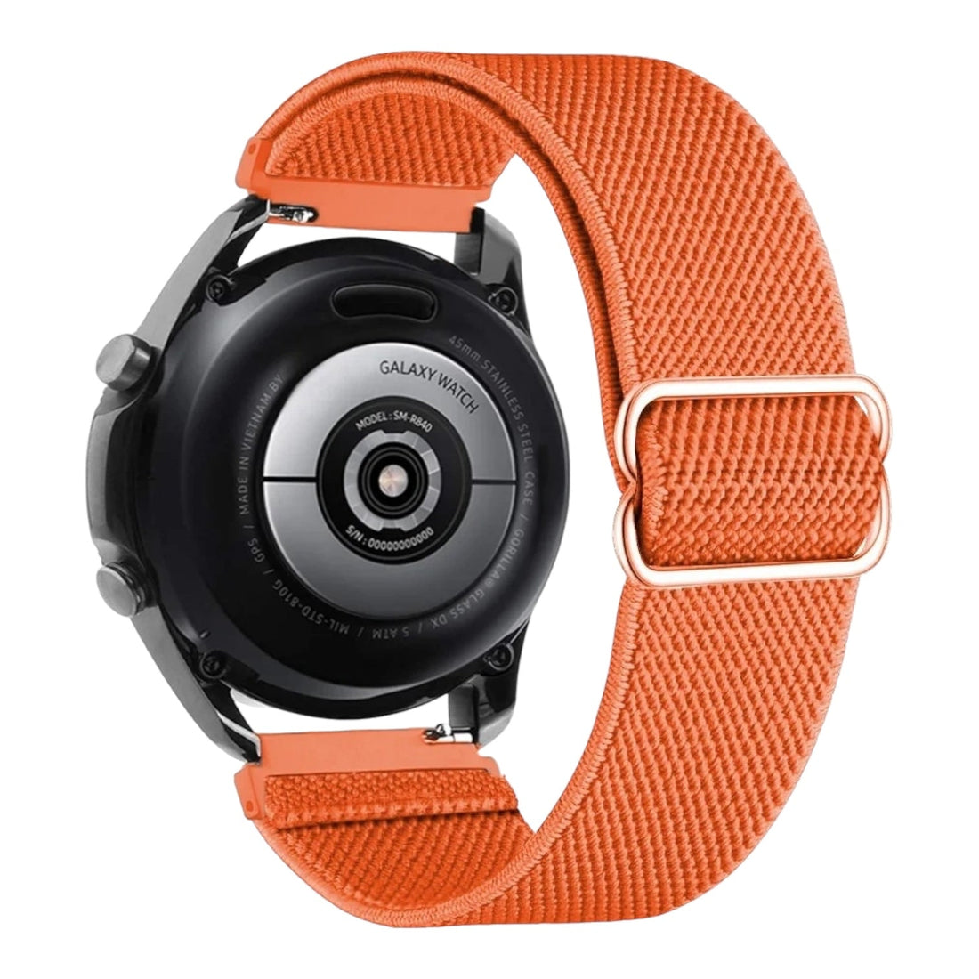 orange-ticwatch-e2-watch-straps-nz-braided-loop-flex-watch-bands-aus