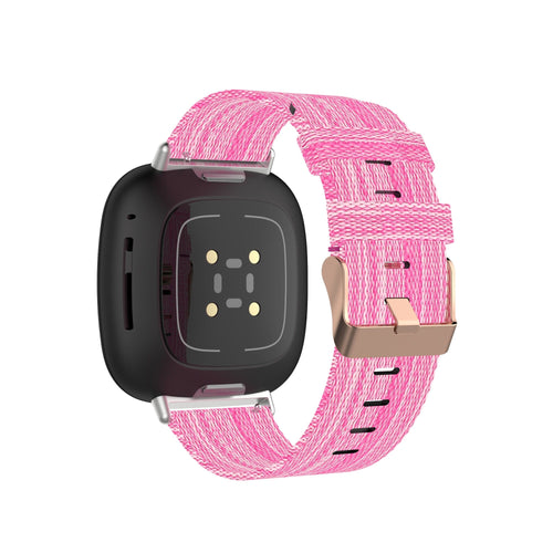 pink-xiaomi-amazfit-stratos,-stratos-2-watch-straps-nz-canvas-watch-bands-aus