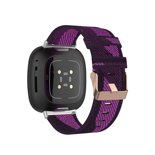 purple-pattern-suunto-run-watch-straps-nz-canvas-watch-bands-aus
