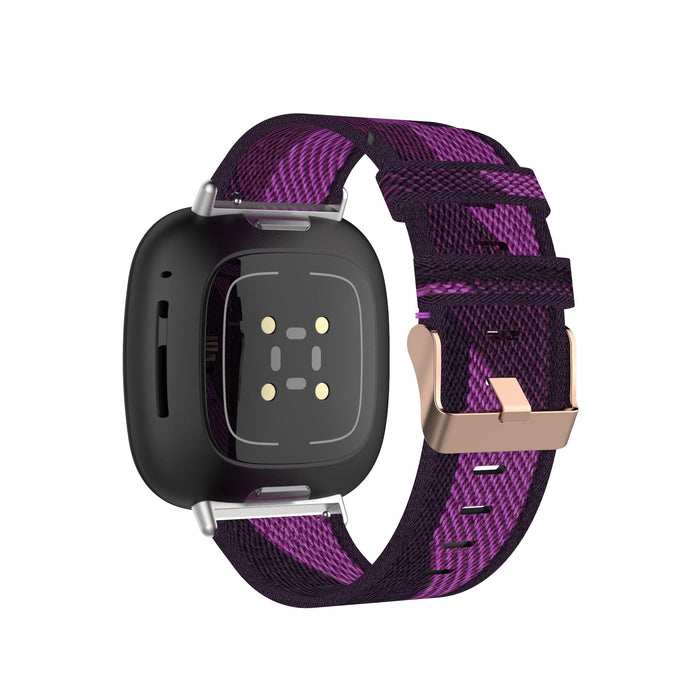 purple-pattern-suunto-vertical-2-watch-straps-nz-canvas-watch-bands-aus