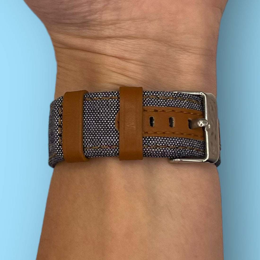 light-blue-samsung-galaxy-watch-8-(40mm)-watch-straps-nz-denim-watch-bands-aus-996107