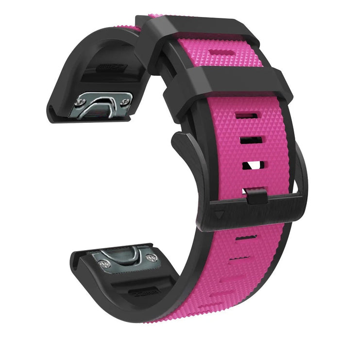 red-garmin-approach-s70-(47mm)-watch-straps-nz-dual-colour-sports-watch-bands-aus