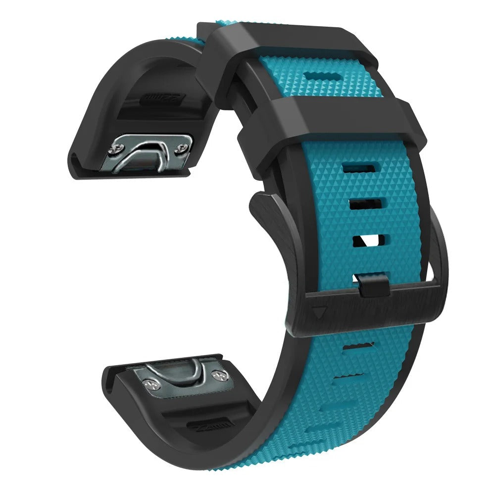 light-blue-garmin-forerunner-945-watch-straps-nz-dual-colour-sports-watch-bands-aus-803600