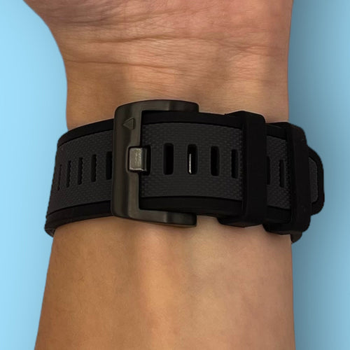 dark-grey-garmin-instinct-3-(45mm)-watch-straps-nz-dual-colour-sports-watch-bands-aus