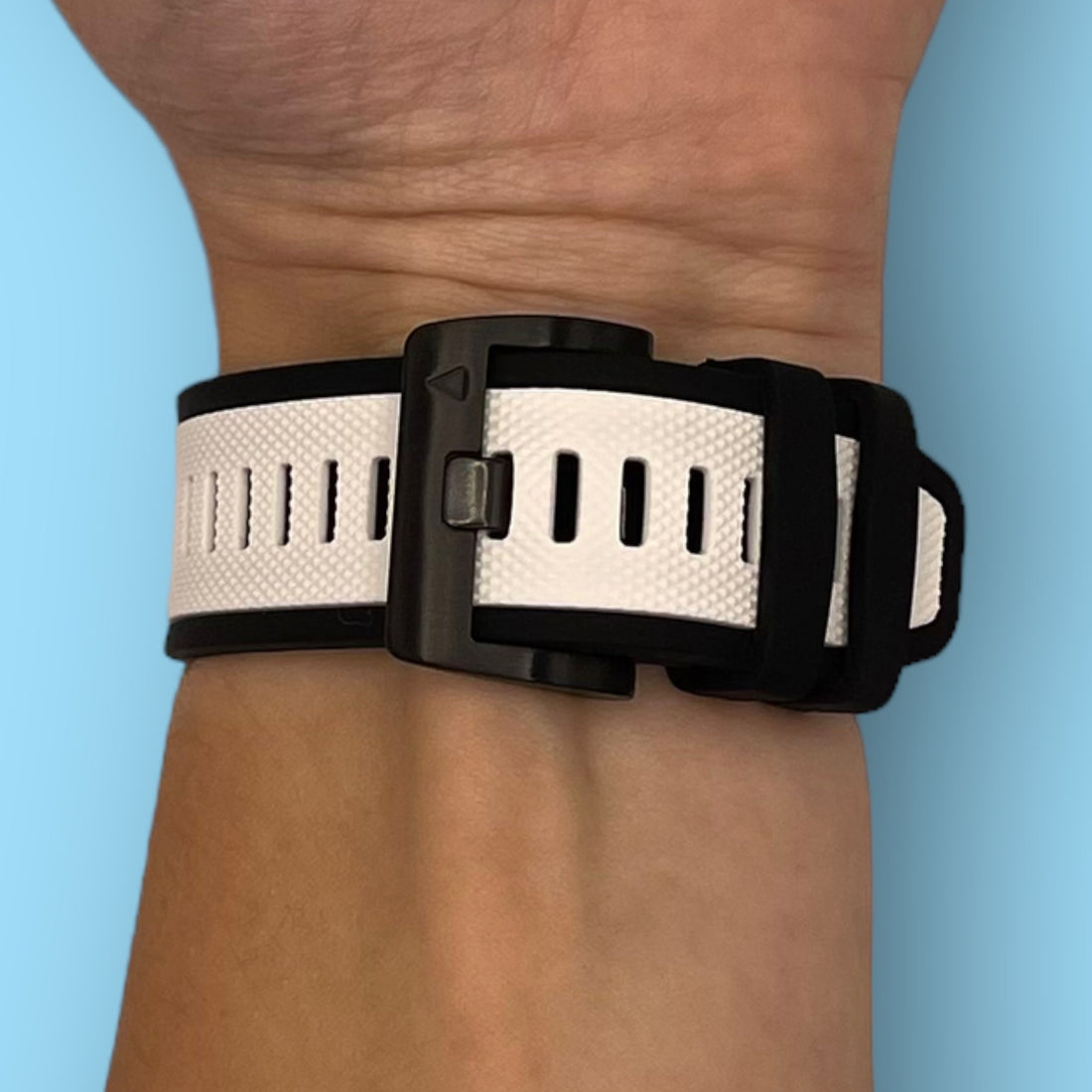 white-garmin-instinct-2-watch-straps-nz-dual-colour-sports-watch-bands-aus