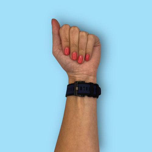 navy-blue-garmin-d2-delta-watch-straps-nz-dual-colour-sports-watch-bands-aus